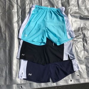 Lot of 3 under armour athletic shorts!